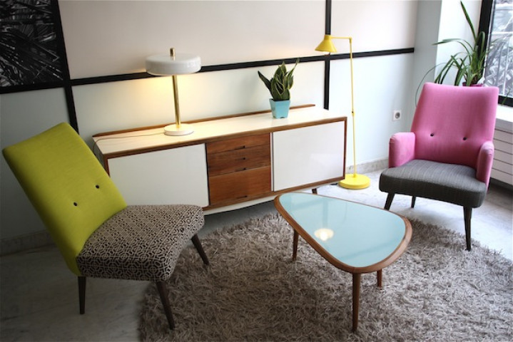 Design et Arty, l'H&ocirc;tel Palm &agrave; Paris a adopt&eacute; une d&eacute;co tr&egrave;s fifty !
